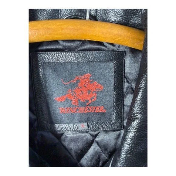 Winchester Black Leather Jacket
